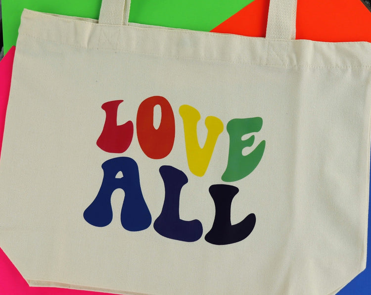 Love All Canvas Tote Bag
